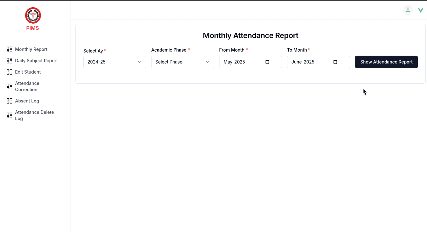 Dean Dashboard Overview
