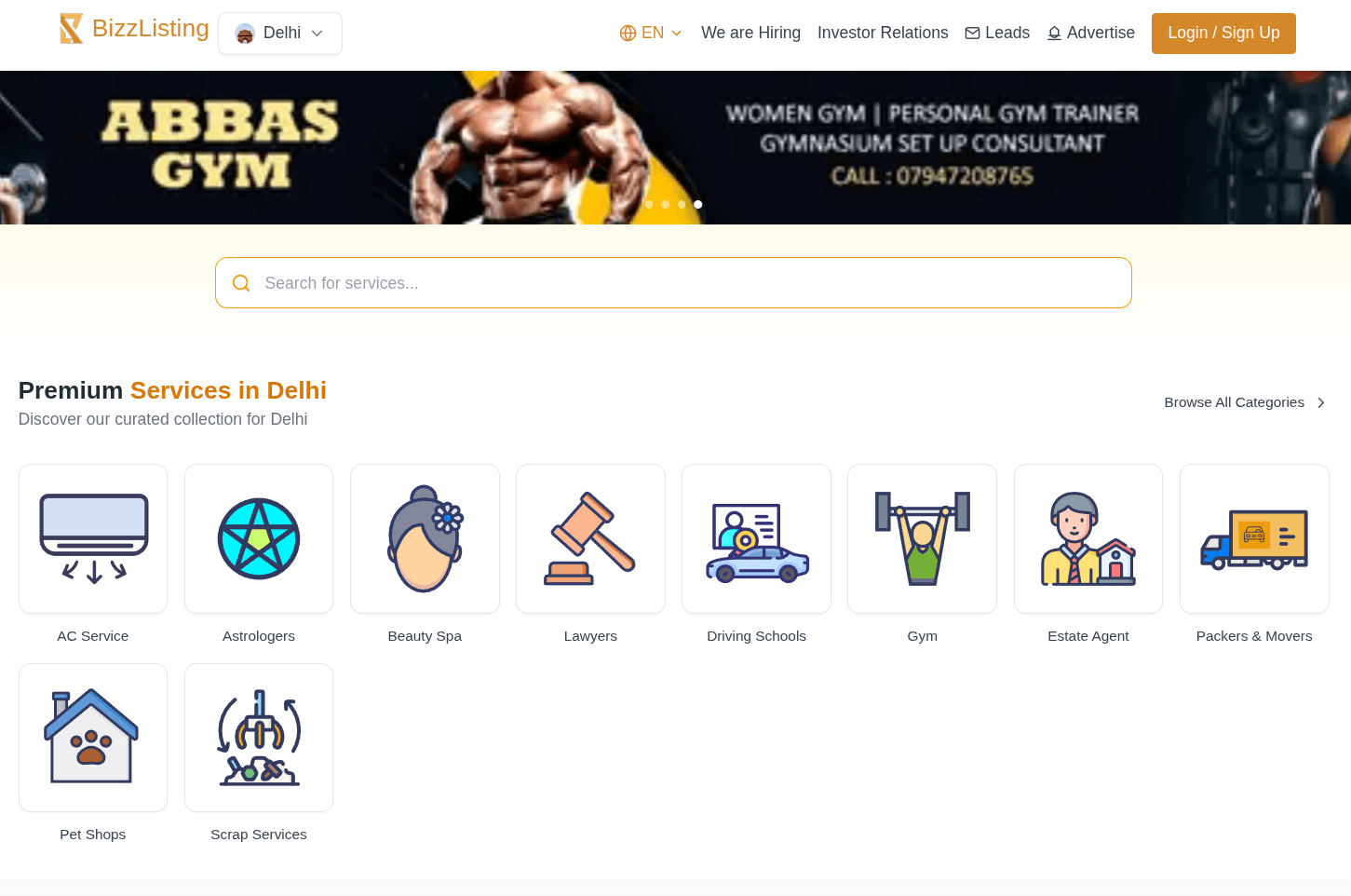 Homepage Overview