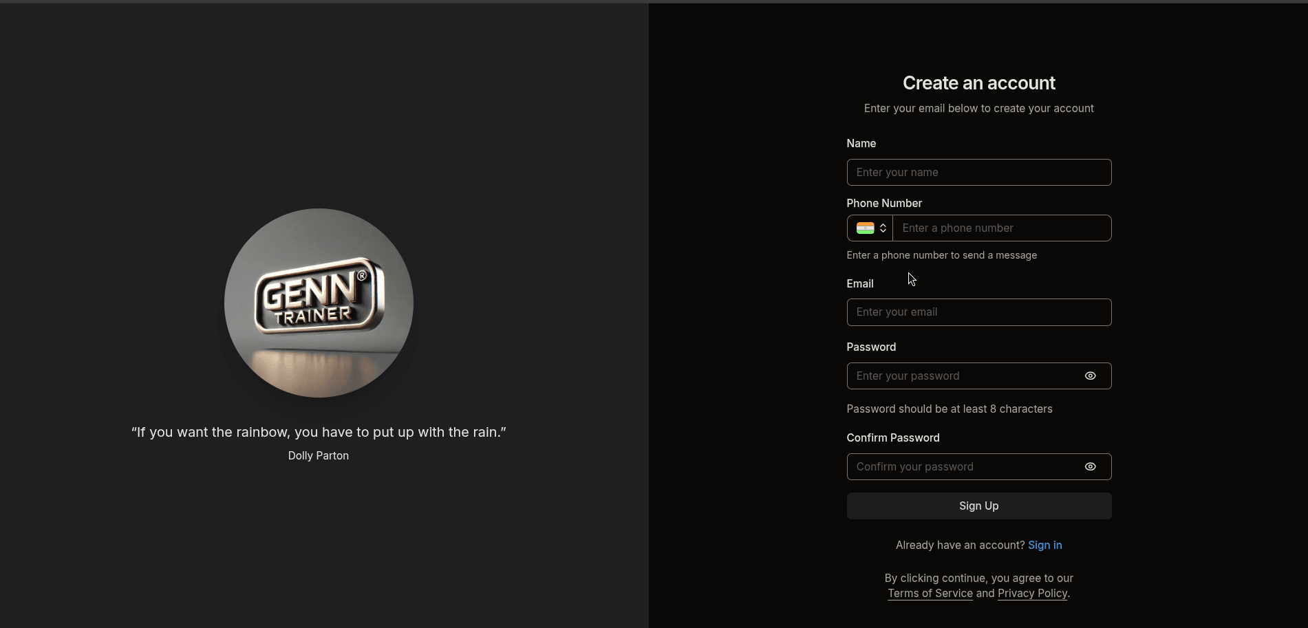 Homepage Overview