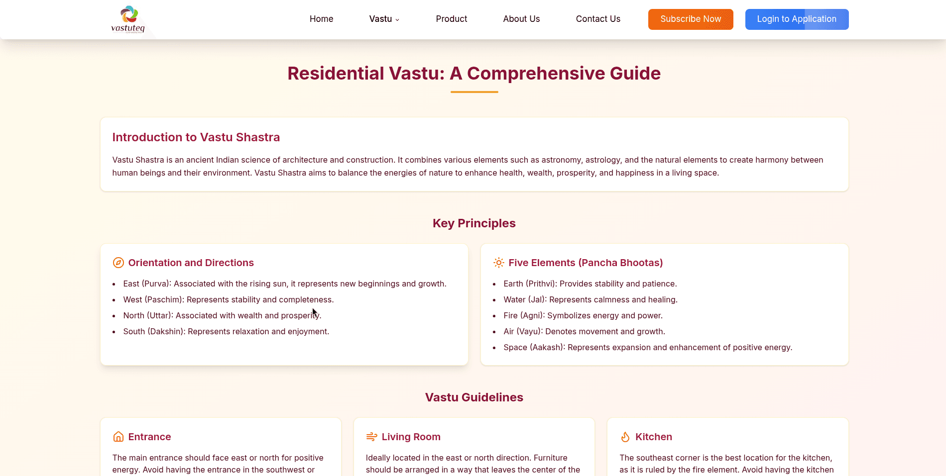Services Page